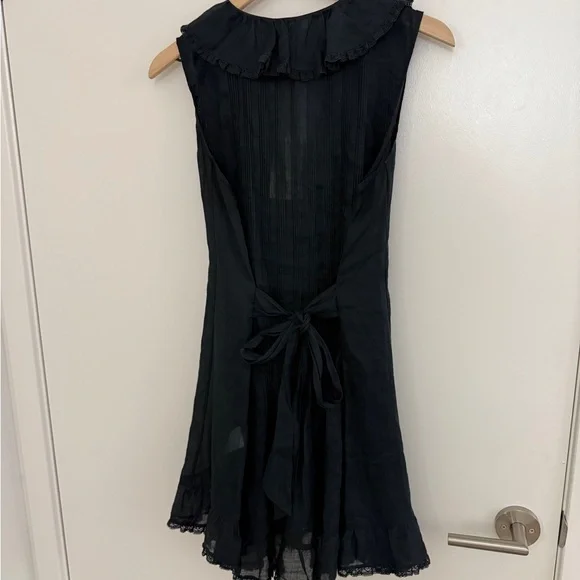 Doen Black Ruffle Mini Dress - Picture 6 of 8